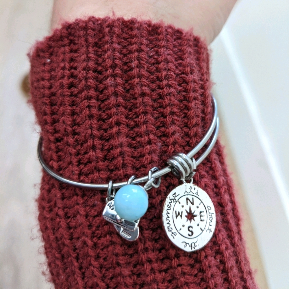 Adjustable Travel Charm Bracelet